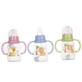 Baby Bottle Factory - PP Plastic Cartoon Pattern 150ml Wholesale