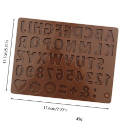Ice Tray Factory - Floral Letter Spoon Shape Chocolate Mold