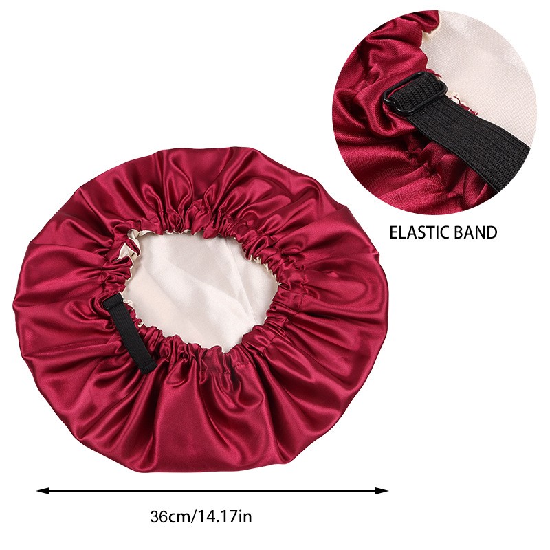 Shower Cap Supplier - Satin Bath Cap Reusable Waterproof