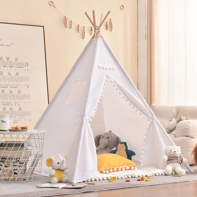 Play Tent Factory - Natural Canvas Foldable Teepee Toy