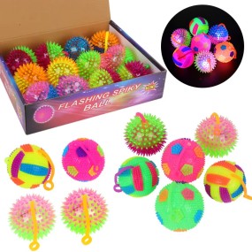 Bouncing Ball Supplier - Elastic Rubber Spiky Glowing Sport
