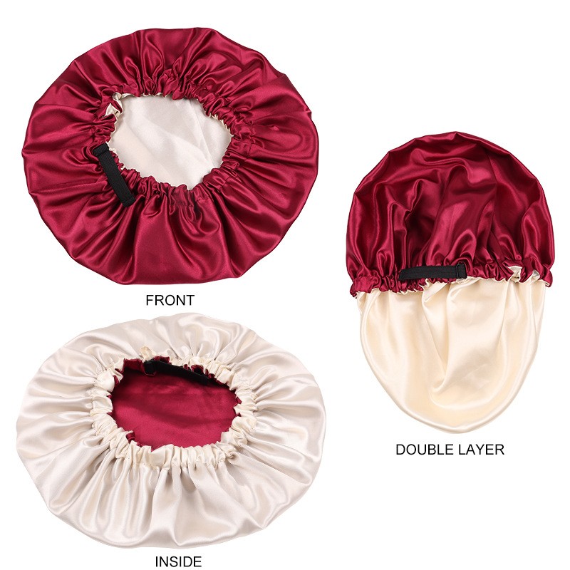 Shower Cap Supplier - Satin Bath Cap Reusable Waterproof