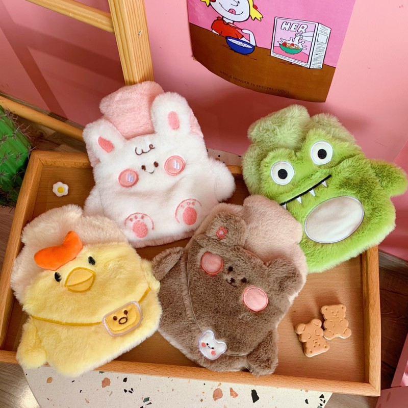 Hot Water Bag Supplier - Rubber Plush Cover Thermal Bottle