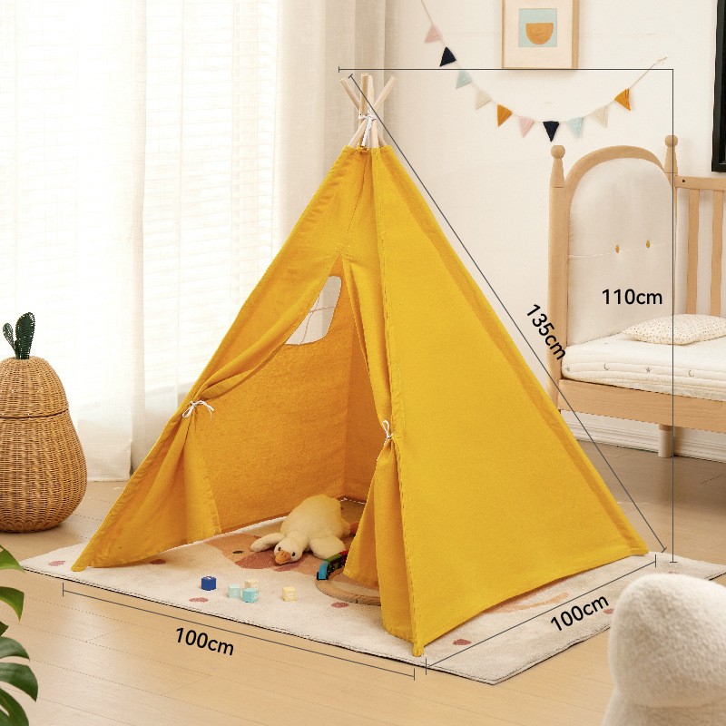 Play Tent Factory - Natural Canvas Foldable Teepee Toy