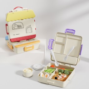 Lunch Box Supplier - Large Capacity Microwave Safe Compartment