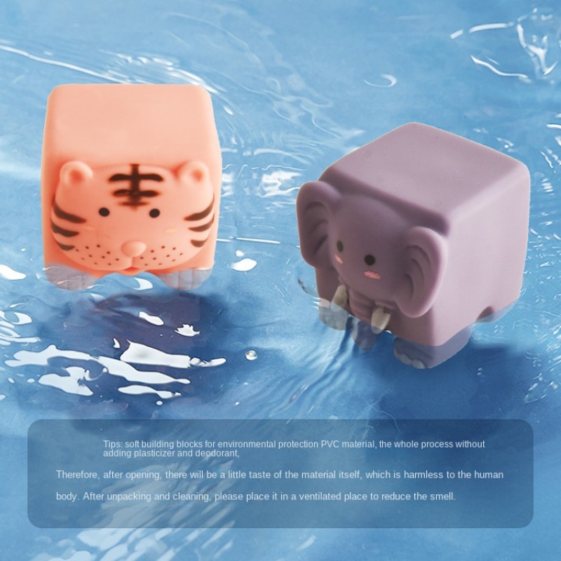 Bath Toy Supplier - Cartoon Animal DIY Grab Ball Bite