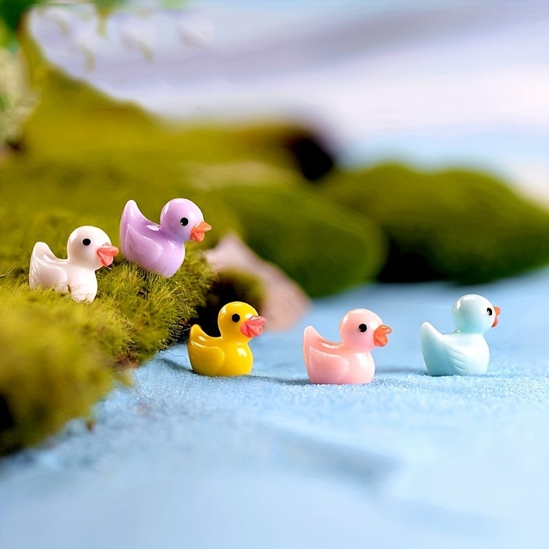 Blind Box Supplier - Mini Resin Ducks Luminous DIY Party Favors
