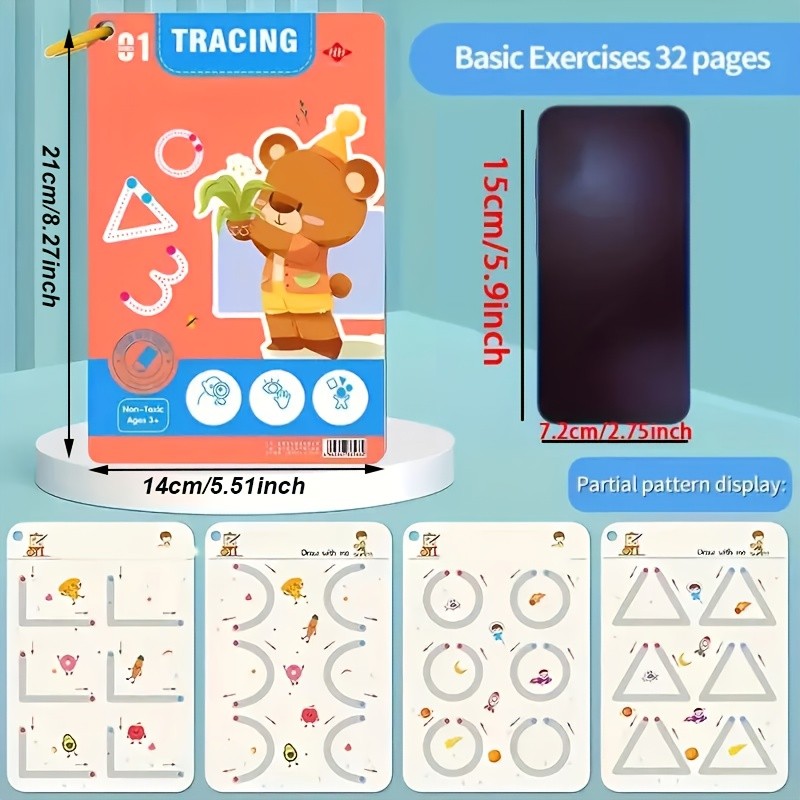 Practice Book Supplier - Reusable Magic Writing Pen Control