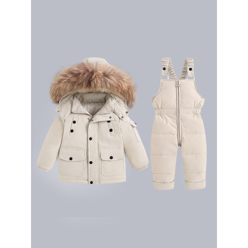 Baby Suit Supplier - Winter Cold-Proof Zipper Jumpsuit 1-5 Years