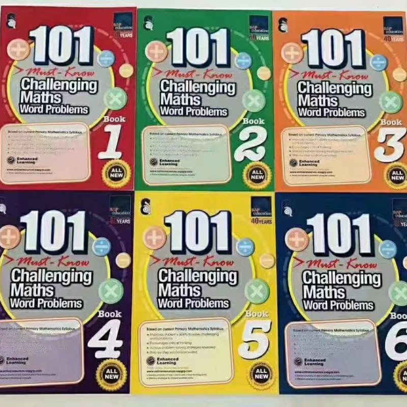 Mathematics Book Manufacturer - Singapore Math Grade 1-6 Challenging Problems