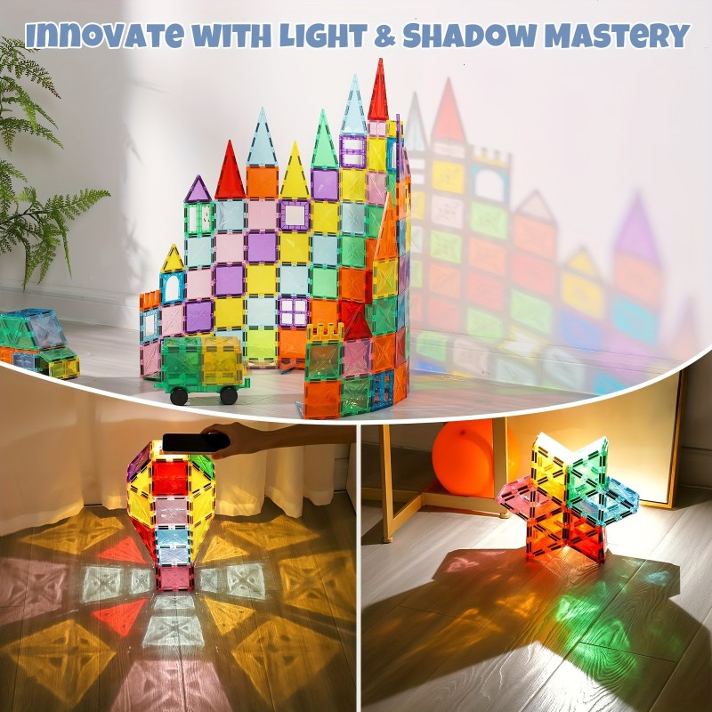 Magnet Tiles Factory - 3D Diamond Strong Force STEM Educational Toy