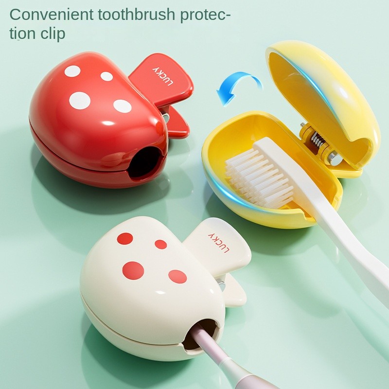 Toothbrush Cover Factory - Mushroom Design Travel Dustproof Cap