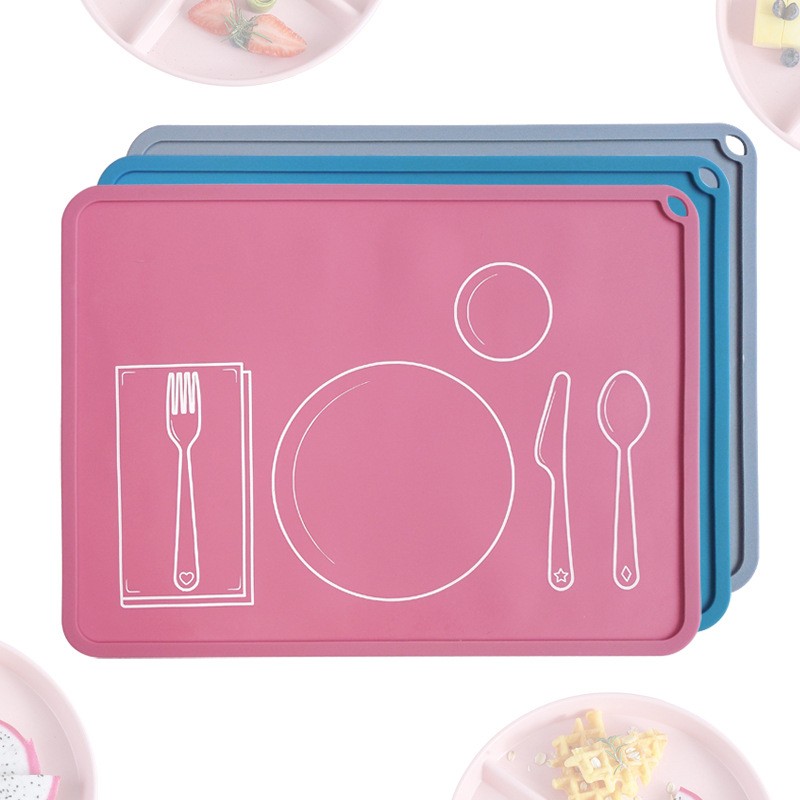Placemats Factory - Non Slip Silicone Baby Teaching Dining