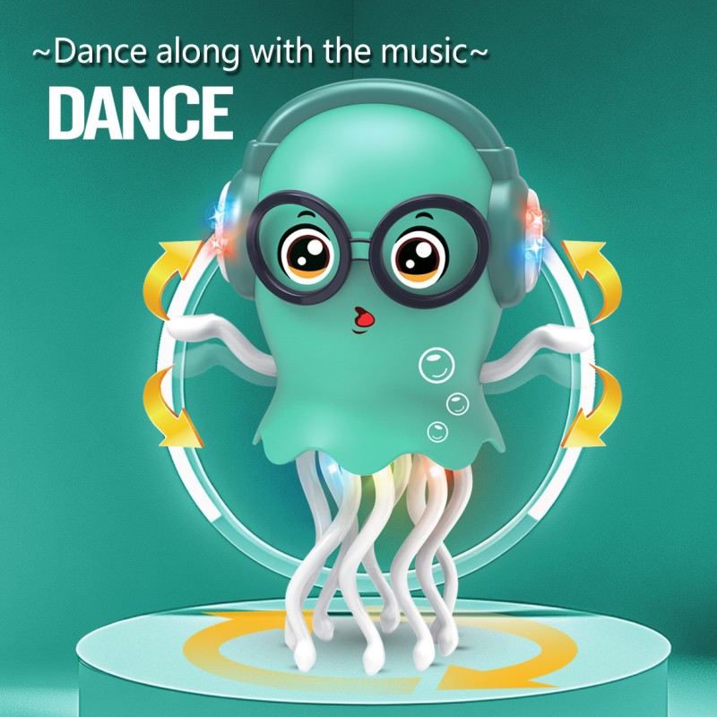 Dancing Toy Supplier - Electric Octopus Lamp Light Music