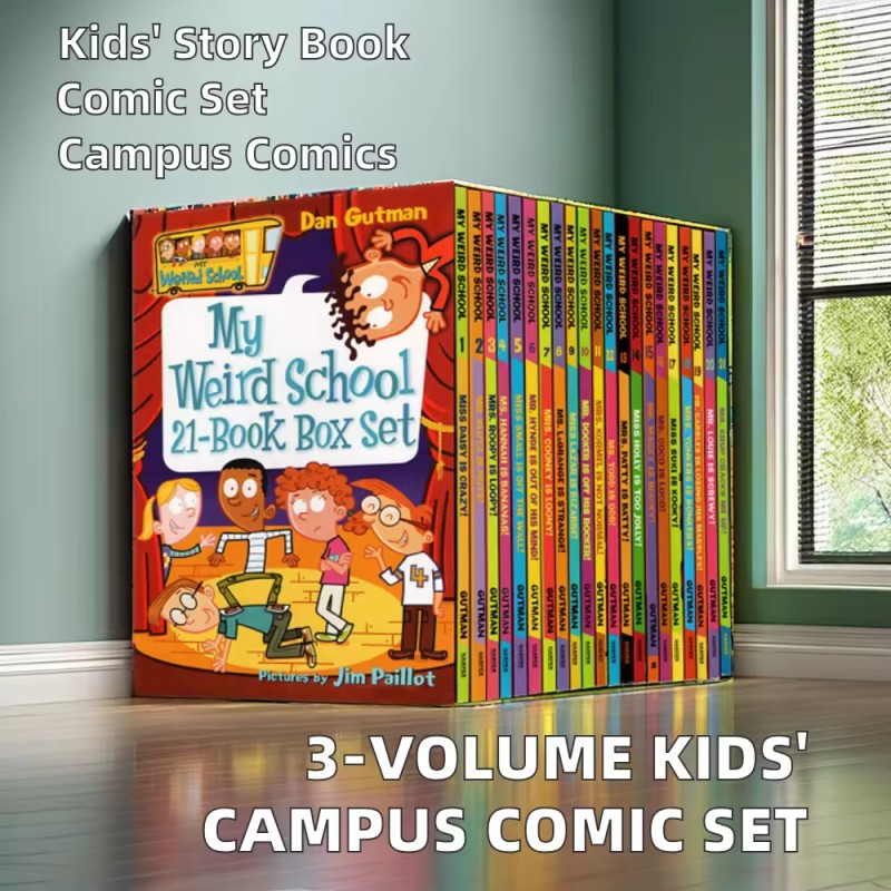English Books Factory - 21-book Box Set Kids Reading