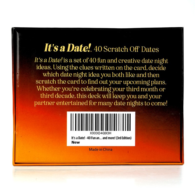 Scratch Cards Factory - Date Night Romantic Couple Games