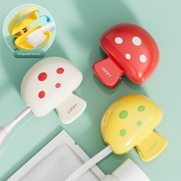 Toothbrush Cover Factory - Mushroom Design Travel Dustproof Cap