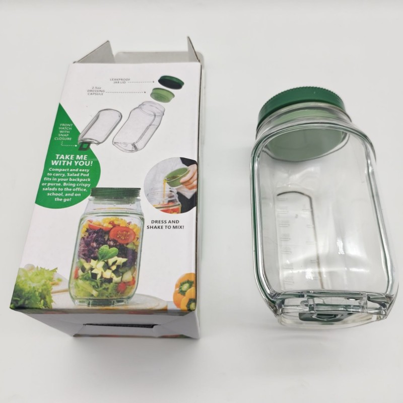 Salad Pod Supplier - Vertical Layering Open Side Easy Clean Container