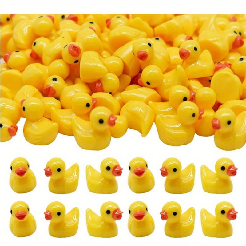 Blind Box Supplier - Mini Resin Ducks Luminous DIY Party Favors