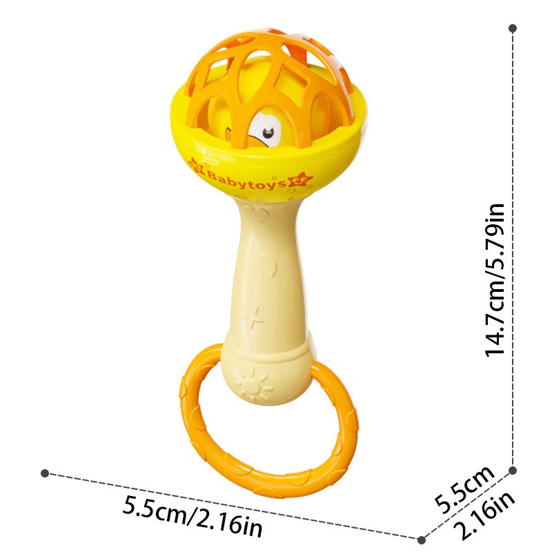 Baby Rattle Manufacturer - Soft Rubber Sand Hammer Manhattan Ball