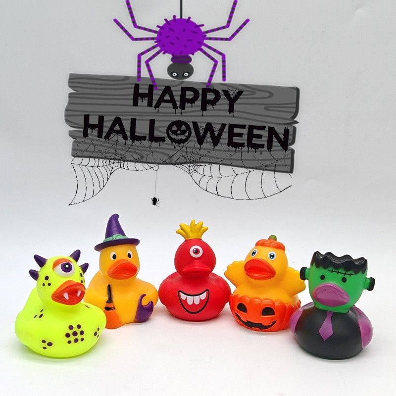 Rubber Duck Supplier - Halloween Little Yellow Beach Ornament