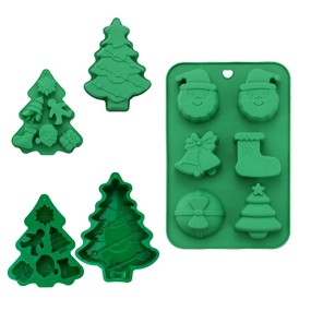 Christmas Mold Supplier - Silicone Tree Gingerbread Snowflake