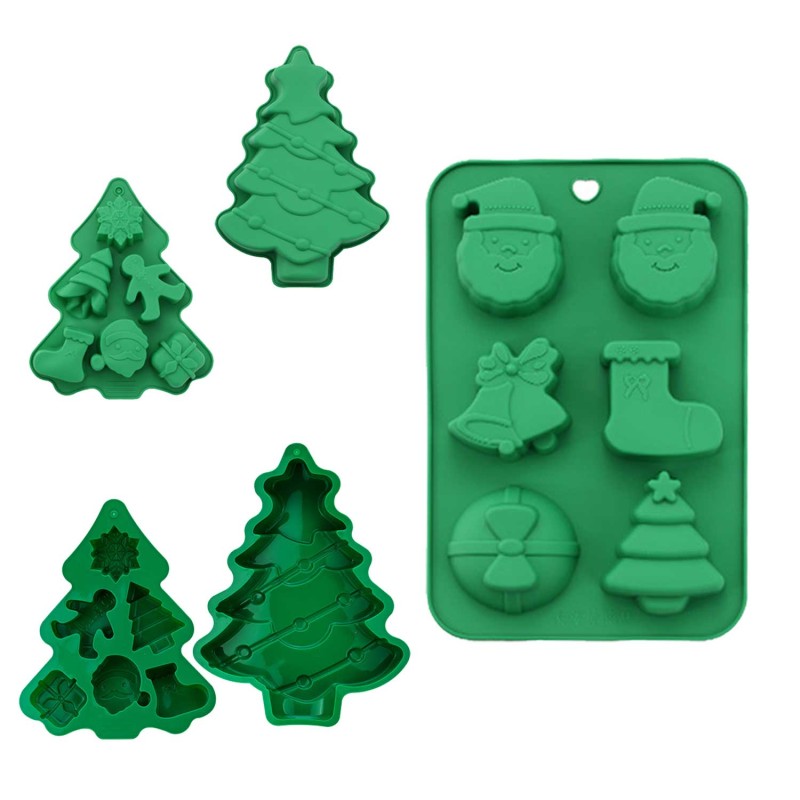 Christmas Mold Supplier - Silicone Tree Gingerbread Snowflake
