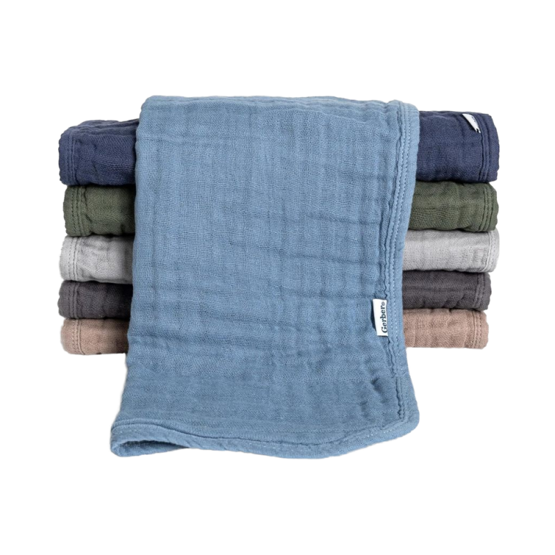 Baby Burp Cloths Manufacturer - Unisex 6-Pack Multi Color