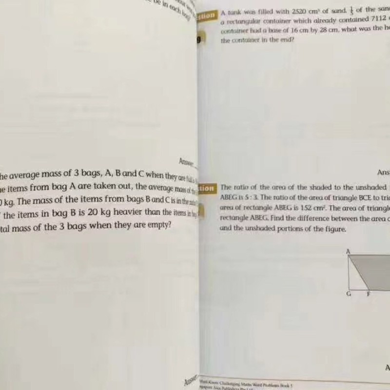 Mathematics Book Manufacturer - Singapore Math Grade 1-6 Challenging Problems