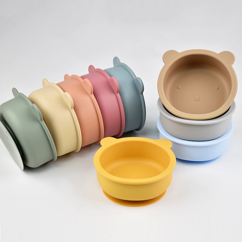 Baby Bowl Supplier - Food Grade Silicone Drop-Resistant Suction