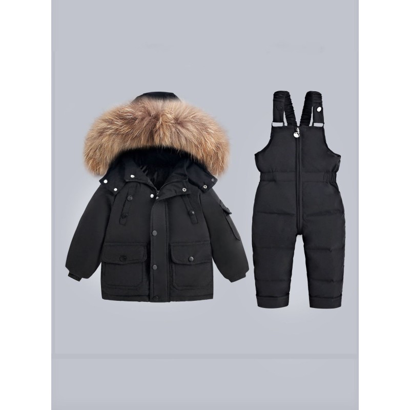 Baby Suit Supplier - Winter Cold-Proof Zipper Jumpsuit 1-5 Years