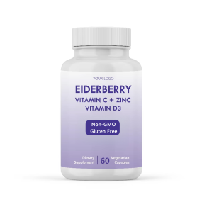 Elderberry Capsules Supplier - OEM Private Label with Vitamin C D3 Zinc