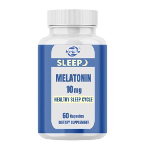Melatonin Capsules Factory - Wholesale 10mg Natural Sleep Aid Adults GMP Certified