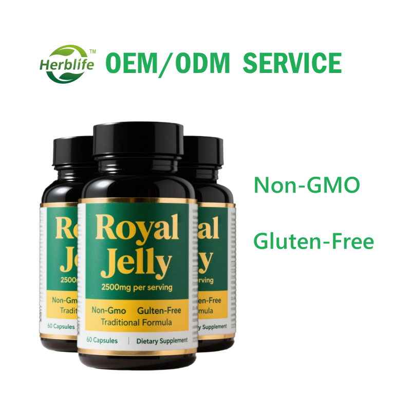Royal Jelly Capsule Factory - OEM ODM 2500mg Gluten Free Traditional Supplement
