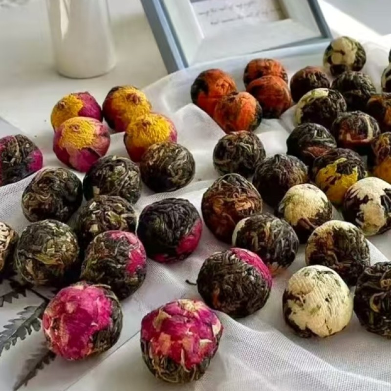 Blooming Tea Factory - ODM OEM Natural Dry Flowers Dragon Balls Handmade