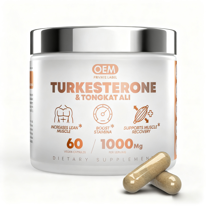 Turkesterone Capsules Supplier - OEM Tongkat Ali 1000mg Ajuga Extract