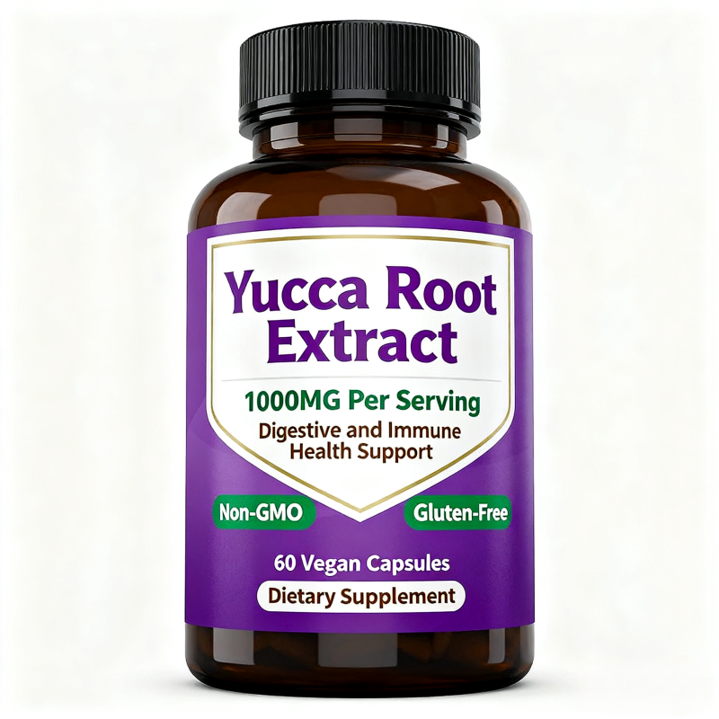 Yucca Root Capsules Manufacturer - Herbal Supplement 1000mg Pure Extract Gluten Free