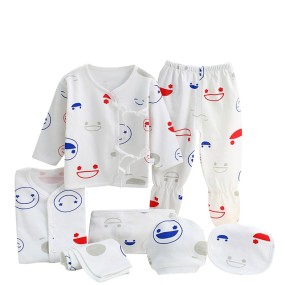 Baby Gift Sets Supplier - Best Price 100% Cotton Personalized 7PCS/set for Newborn