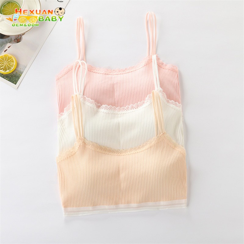 Puberty Bra Manufacturer - RTS Wholesale Vest Breathable No Padding Training Bras