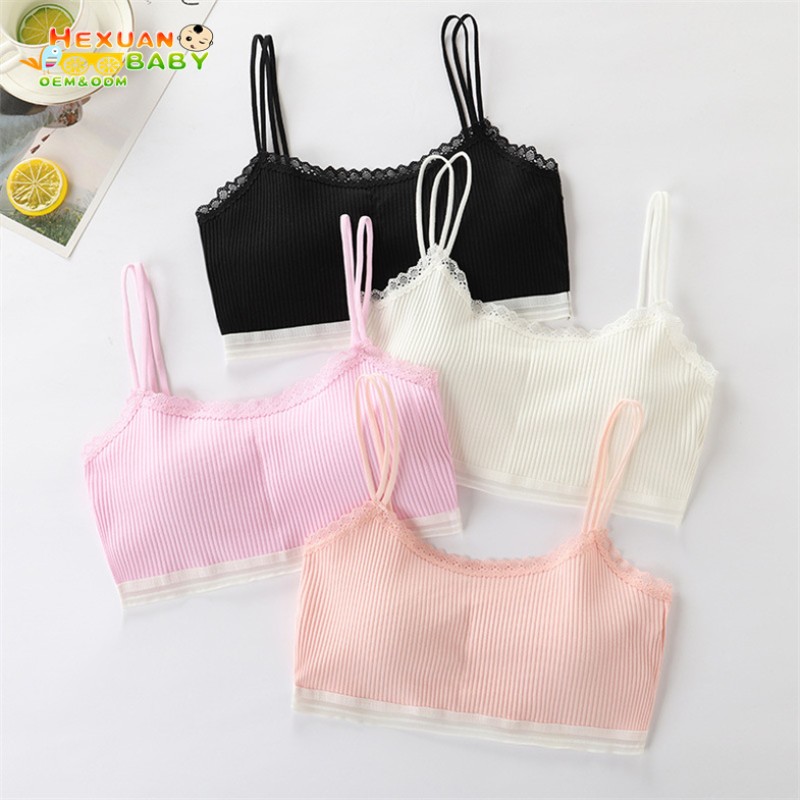 Puberty Bra Manufacturer - RTS Wholesale Vest Breathable No Padding Training Bras