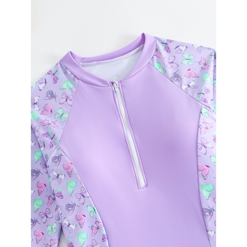 Girls Swimsuit Factory - Casual Two-Piece with Shorts UV Protected Bathing Suit Summer