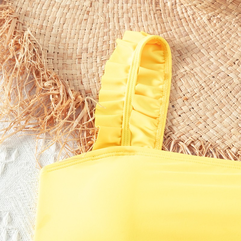 Girl Bikini Set Supplier - Off Shoulder Push up Swimsuit Tube Top Knot Swimwear