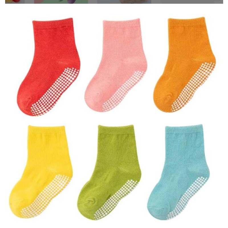 Baby Socks Manufacturer - Wholesale Non Slip Socks Pack With Grips Organic Cotton