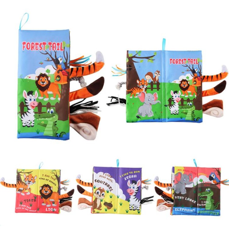 Baby Cloth Book Factory - Hot Selling Funny Soft Educational Fabric Quiet Book for Baby