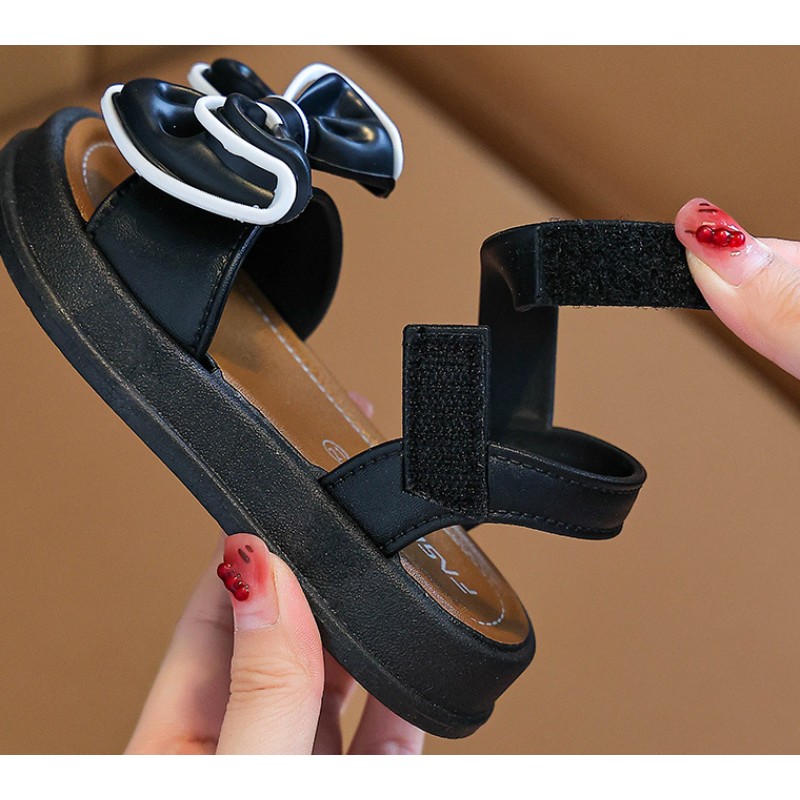 Princess Sandals Factory - New Fashion High Quality Summer Bow Flat PVC Rubber Insole