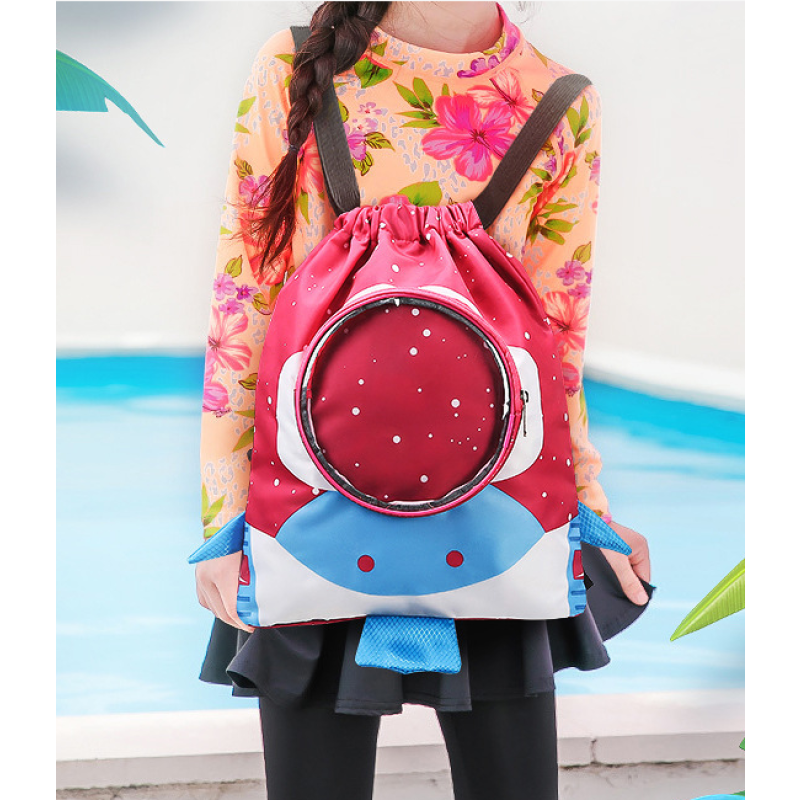 Children Swimming Bag Factory - New High Quality Laminated Reusable Nylon Beach Backpack