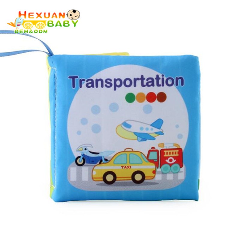 Waterproof Cloth Book Supplier - Animal Tail Cloth Books Newborn Soft Fabric Learning