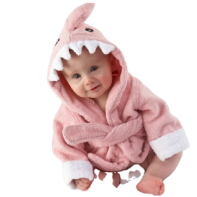 Baby Bathrobe Supplier - 20 Designs Hooded Animal Modeling Cartoon Towel Character Kids