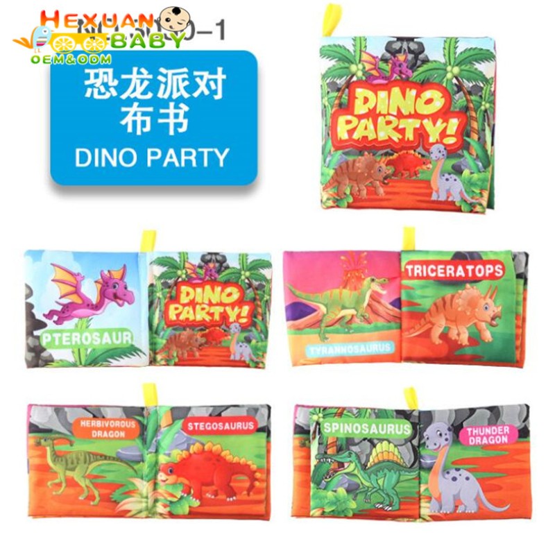 Stroller Toys Factory - Animal Stroller Rattle Soft Cloth Books Early Learning for Kids