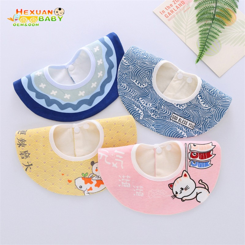 Muslin Bib Factory - Cotton Baby Bibs Set and Burp Cloths Newborn Feeding